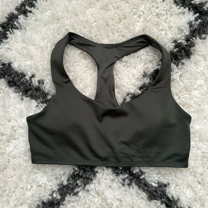 Alo Airlift Advantage Racerback Bra - Dark Cactus